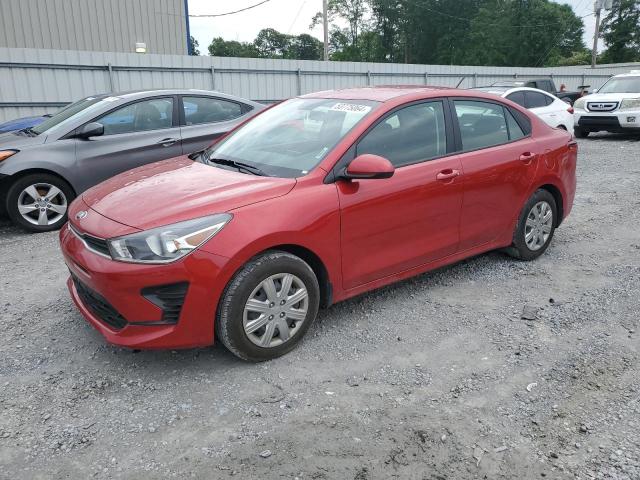 3KPA24AD8ME378331 - 2021 KIA RIO LX RED photo 1