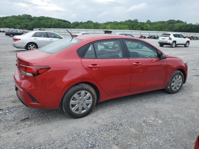3KPA24AD8ME378331 - 2021 KIA RIO LX RED photo 3