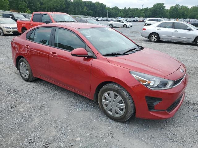 3KPA24AD8ME378331 - 2021 KIA RIO LX RED photo 4