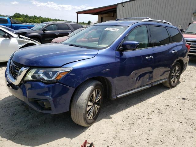 5N1DR2MN1HC623819 - 2017 NISSAN PATHFINDER S BLUE photo 1