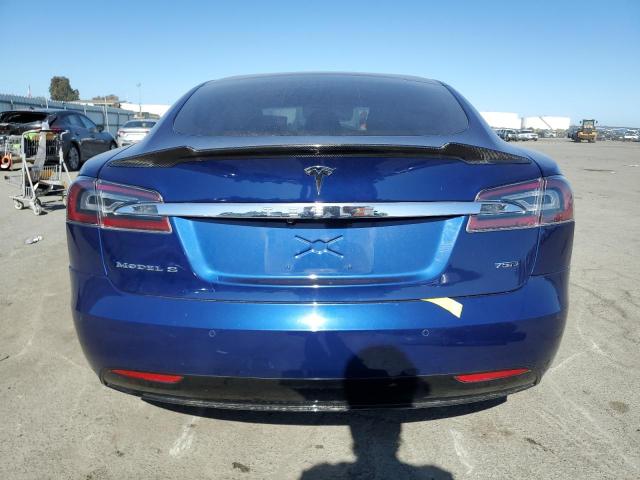 5YJSA1E26JF300098 - 2018 TESLA MODEL S BLUE photo 6