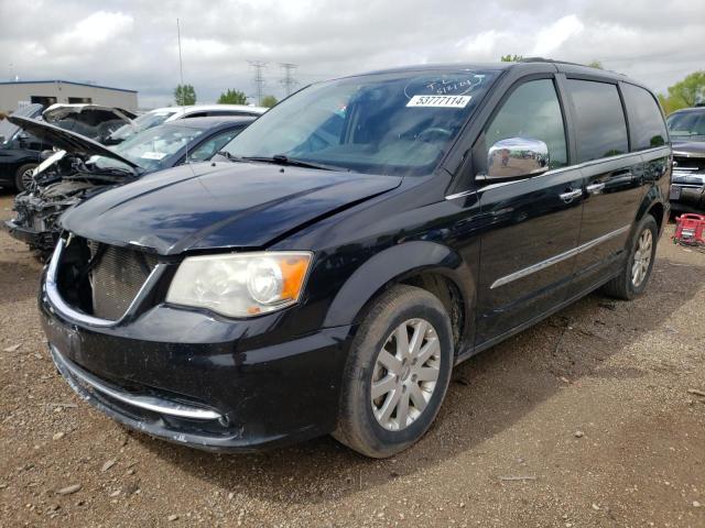 2C4RC1CG9CR413154 - 2012 CHRYSLER TOWN & COU TOURING L BLACK photo 1