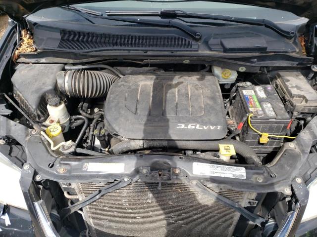 2C4RC1CG9CR413154 - 2012 CHRYSLER TOWN & COU TOURING L BLACK photo 12