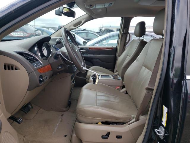 2C4RC1CG9CR413154 - 2012 CHRYSLER TOWN & COU TOURING L BLACK photo 7