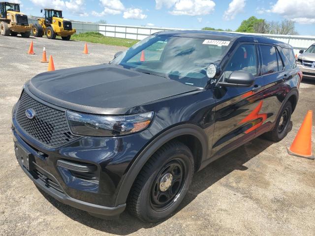 1FM5K8AW2MNA01012 - 2021 FORD EXPLORER POLICE INTERCEPTOR 黑色 照片 1