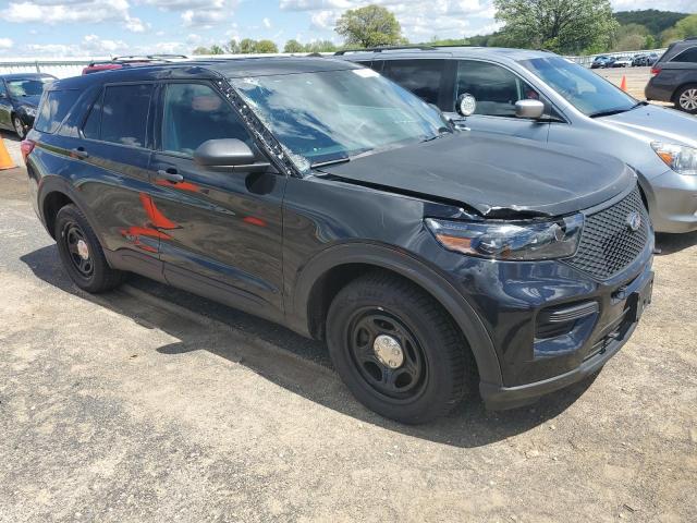 1FM5K8AW2MNA01012 - 2021 FORD EXPLORER POLICE INTERCEPTOR 黑色 照片 4