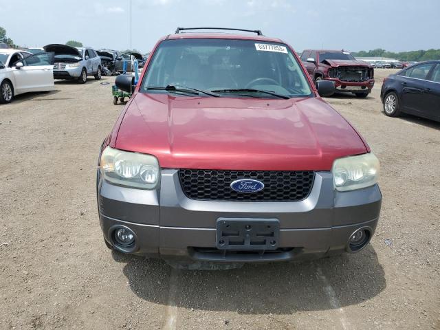 1FMYU03185KA40202 - 2005 FORD ESCAPE XLT RED photo 5