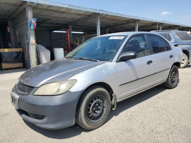 1HGES16375L011415 - 2005 HONDA CIVIC DX VP ნაცრისფერი ფოტო 1