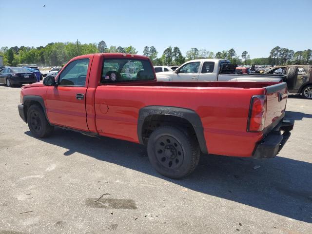 1GCEC14X07Z188762 - 2007 CHEVROLET SILVERADO C1500 CLASSIC Qırmızı foto 2