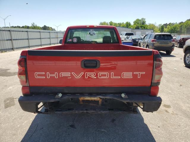 1GCEC14X07Z188762 - 2007 CHEVROLET SILVERADO C1500 CLASSIC Qırmızı foto 6