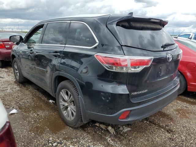 5TDJKRFH6ES018037 - 2014 TOYOTA HIGHLANDER XLE Qara foto 2
