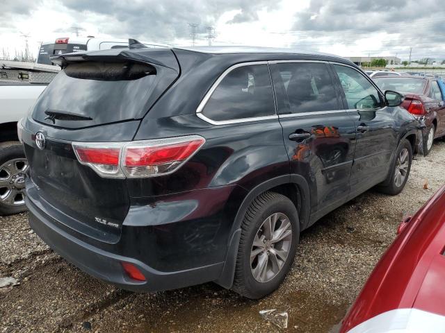 5TDJKRFH6ES018037 - 2014 TOYOTA HIGHLANDER XLE Qara foto 3