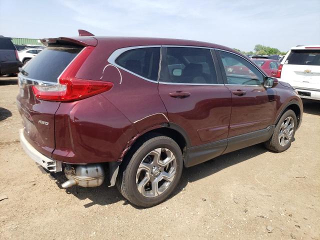 5J6RW2H85HL060629 - 2017 HONDA CR-V EXL BURGUNDY photo 3