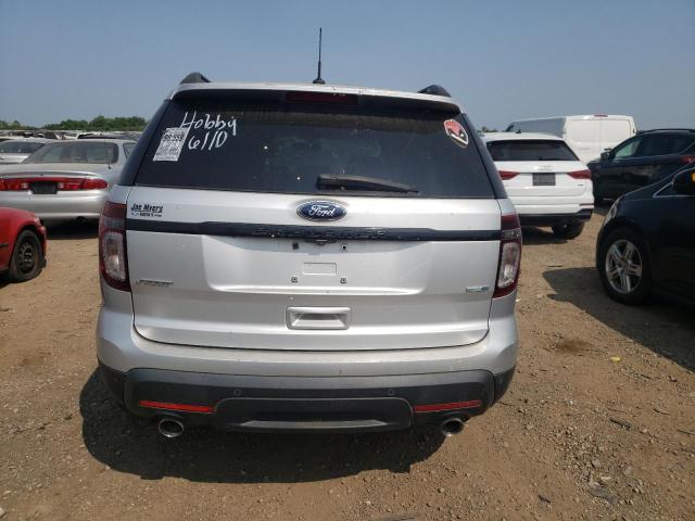 1FM5K8GT4EGC22307 - 2014 FORD EXPLORER SPORT SILVER photo 6