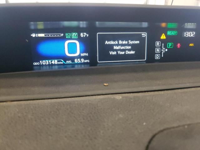 JTDKARFP8J3075429 - 2018 TOYOTA PRIUS PRIM 银色 照片 9