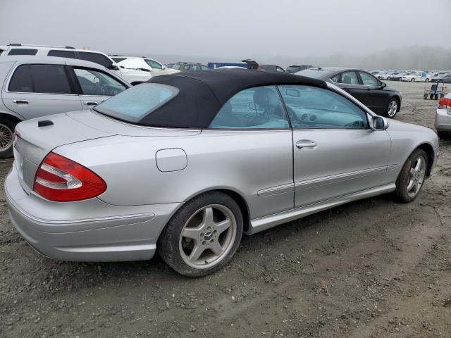 WDBTK75G24T025829 - 2004 MERCEDES-BENZ CLK 500 SILVER photo 3