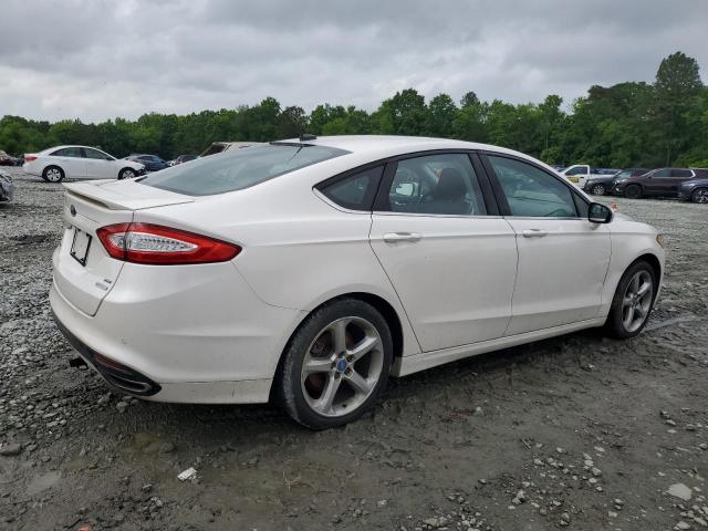 3FA6P0H98DR261056 - 2013 FORD FUSION SE WHITE photo 3