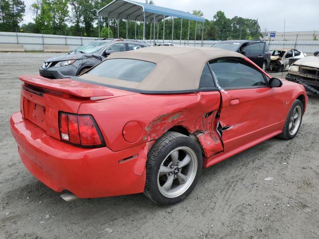 1FAFP45X62F186068 - 2002 FORD MUSTANG GT RED photo 3