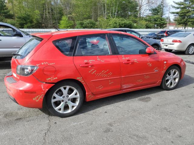 JM1BK344271692817 - 2007 MAZDA 3 HATCHBACK RED photo 3