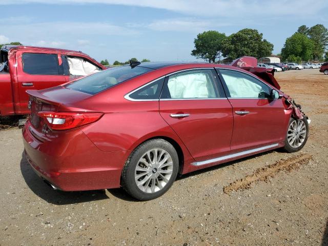 5NPE34AF5FH123652 - 2015 HYUNDAI SONATA SPORT MAROON photo 3