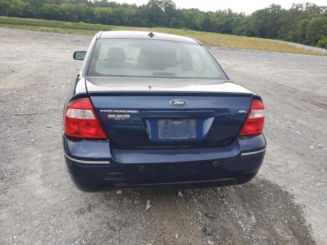 1FAHP24137G142945 - 2007 FORD FIVE HUNDR SEL BLUE photo 6