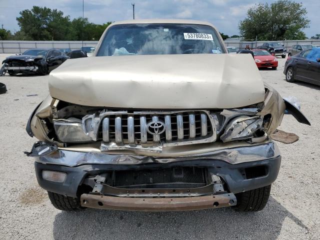 5TEGN92N41Z754548 - 2001 TOYOTA TACOMA DOUBLE CAB PRERUNNER GOLD photo 5