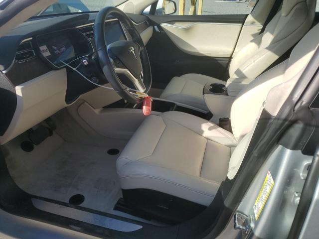 5YJSA1E2XHF213086 - 2017 TESLA MODEL S SILVER photo 7