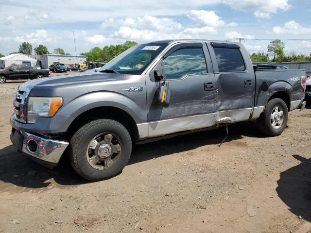 1FTFW1EV4AFB30364 - 2010 FORD F150 SUPERCREW GRAY photo 1