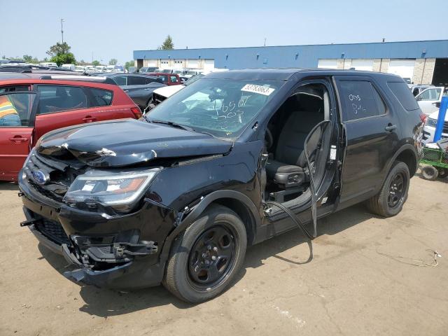 1FM5K8AR0JGC94659 - 2018 FORD EXPLORER POLICE INTERCEPTOR BLACK photo 1