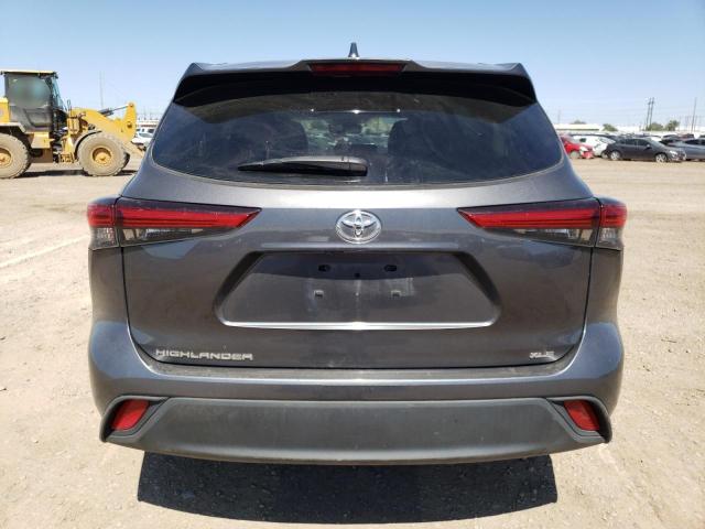 5TDGZRAH2LS008261 - 2020 TOYOTA HIGHLANDER XLE Մոխրագույն լուսանկար 6