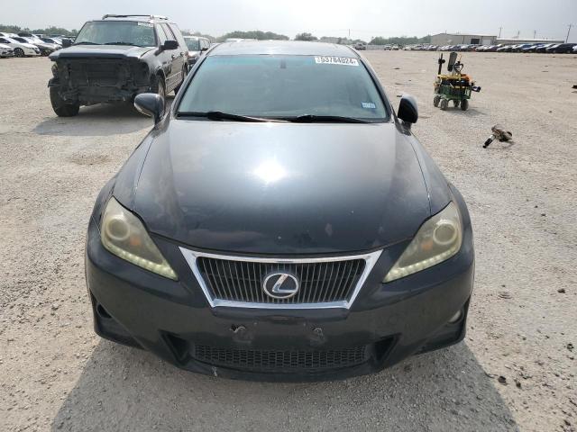 JTHBF5C24C5161720 - 2012 LEXUS IS 250 BLACK photo 5