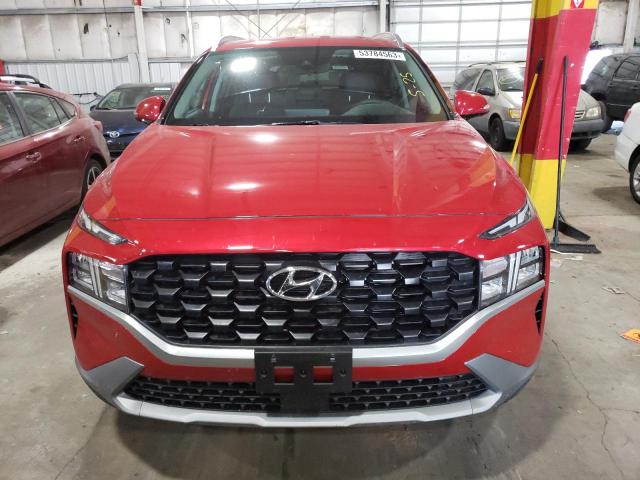 5NMS2DAJ2PH504724 - 2023 HYUNDAI SANTA FE SEL RED photo 5