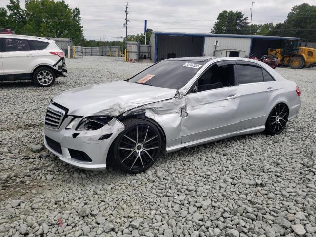 WDDHF7CB0BA302964 - 2011 MERCEDES-BENZ E 550 SILVER photo 1