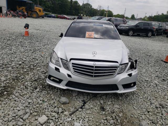 WDDHF7CB0BA302964 - 2011 MERCEDES-BENZ E 550 SILVER photo 5