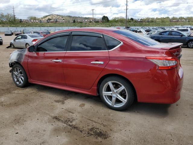 3N1AB7AP9DL711193 - 2013 NISSAN SENTRA S RED photo 2