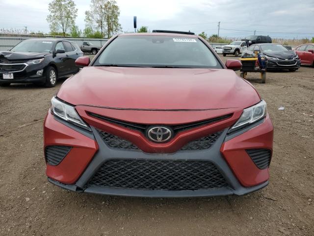 4T1B11HK1KU252400 - 2019 TOYOTA CAMRY L RED photo 5