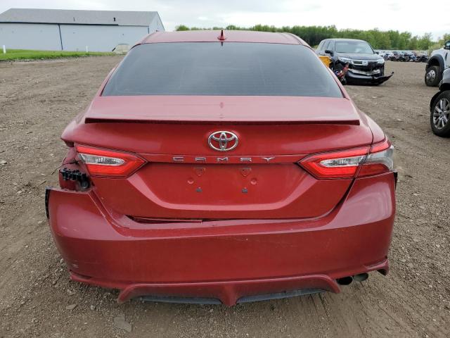 4T1B11HK1KU252400 - 2019 TOYOTA CAMRY L RED photo 6