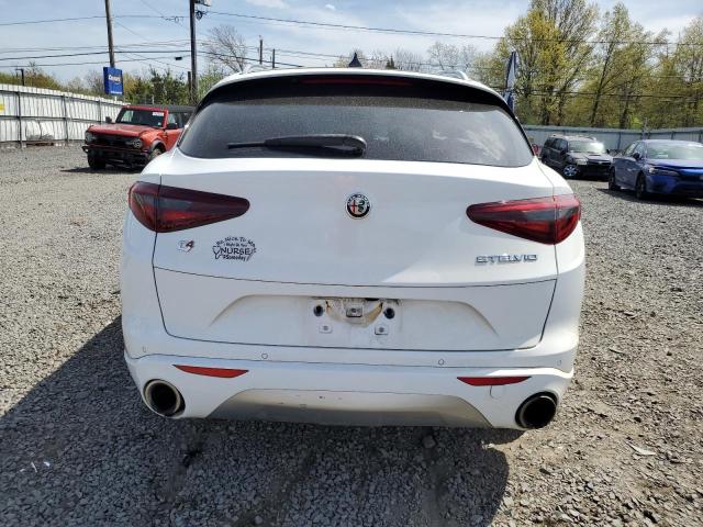 ZASPAKBN1M7D17256 - 2021 ALFA ROMEO STELVIO TI WHITE photo 6