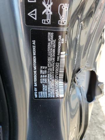 WBA1G9C5XFVX96583 - 2015 BMW 228 XI SULEV GRAY photo 12