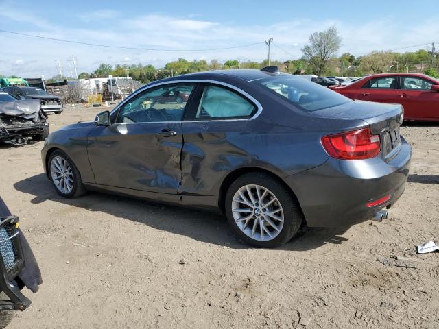 WBA1G9C5XFVX96583 - 2015 BMW 228 XI SULEV GRAY photo 2