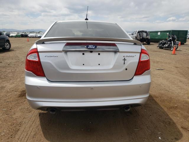 3FAHP0KC8CR282470 - 2012 FORD FUSION SPORT GRAY photo 6