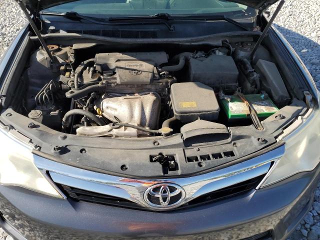 4T1BF1FK8CU024349 - 2012 TOYOTA CAMRY BASE GRAY photo 11