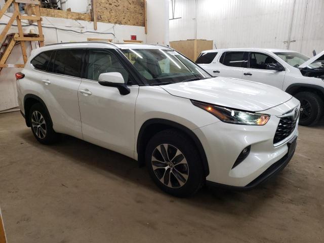 5TDHZRBH8MS139943 - 2021 TOYOTA HIGHLANDER XLE WHITE photo 4