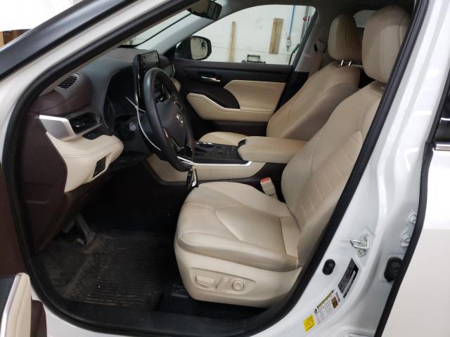 5TDHZRBH8MS139943 - 2021 TOYOTA HIGHLANDER XLE WHITE photo 7