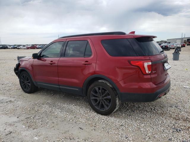 1FM5K7D86HGD34427 - 2017 FORD EXPLORER XLT RED photo 2