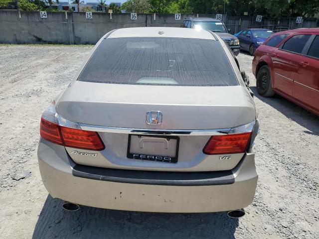 1HGCR3F84DA023915 - 2013 HONDA ACCORD EXL GOLD photo 6