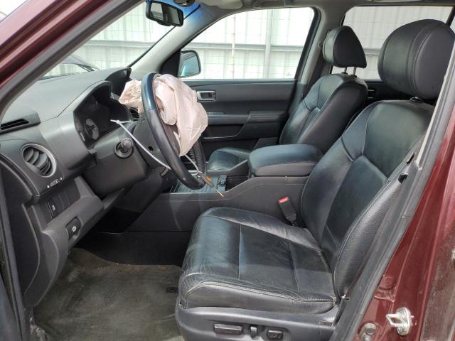 5FNYF3H54DB041533 - 2013 HONDA PILOT EXL MAROON photo 7