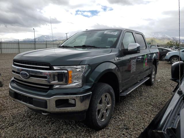1FTEW1EP8JKF57681 - 2018 FORD F150 SUPERCREW GRAY photo 1