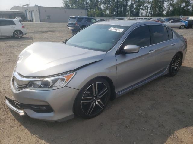 1HGCR2F16HA141239 - 2017 HONDA ACCORD SPORT SPECIAL EDITION SILVER photo 1