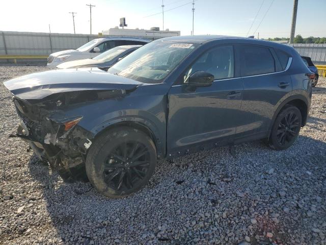 JM3KFBCYXM0475138 - 2021 MAZDA CX-5 CARBON EDITION GRAY photo 1